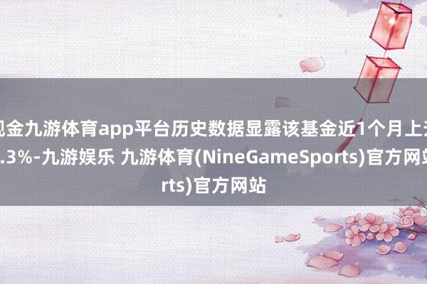 现金九游体育app平台历史数据显露该基金近1个月上升0.3%-九游娱乐 九游体育(NineGameSports)官方网站